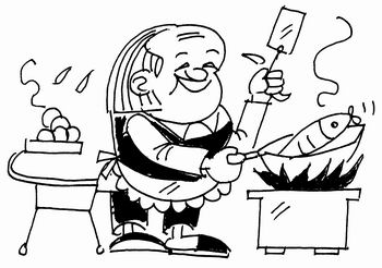 光明日报报业集团主页 - 老人天地 - 贤内助(漫画