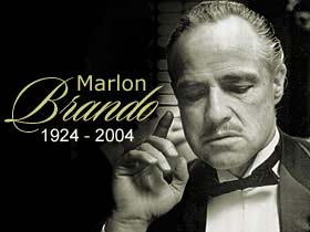 教父形象,两度荣获奥斯卡奖的马龙·白兰度