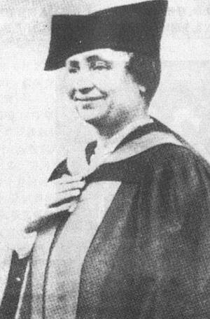 美国女作家和教育家海伦凯勒逝世