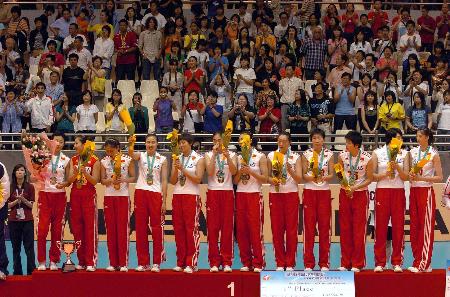 澳门站中国女排复仇巴西夺冠