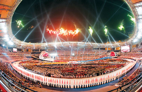 2007年世界夏季特殊奥林匹克运动会在上海隆重开幕(图)