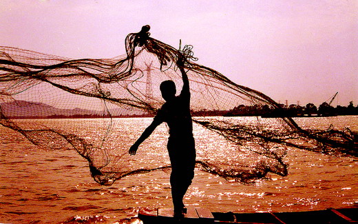 一湖清水亮鄱阳