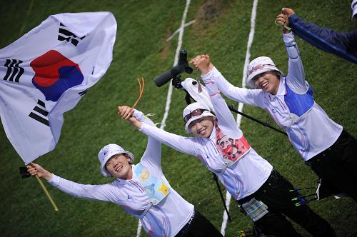 快讯:韩国队在奥运会女子射箭团体赛中夺得金