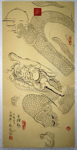 龙黔石,中华画龙第一人