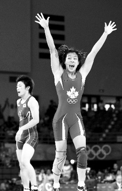 红衣女神翻身记 为加拿大夺首金