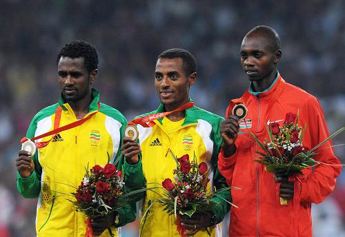 男子10000米决赛:埃塞俄比亚选手贝克勒夺冠