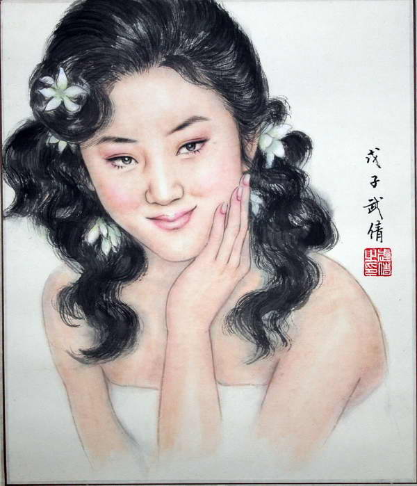 【转载】瀚海书画院特聘女画家〔仕女图〕武倩作品