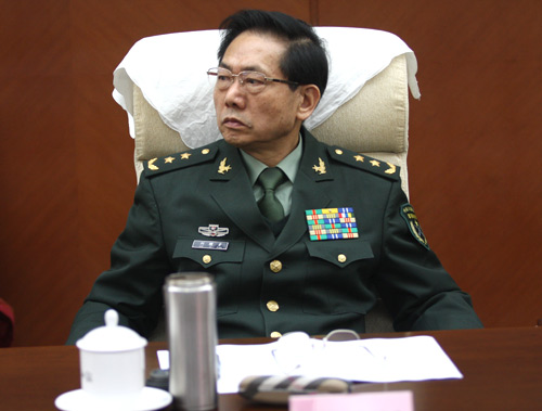 中国军事科学院副院长刘继贤发言
