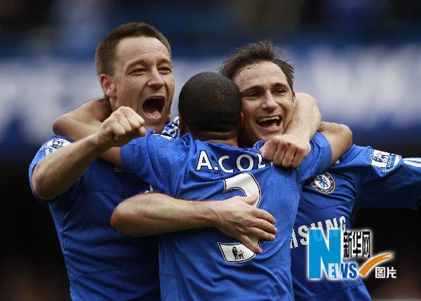 切尔西勇得英超联赛冠军[组图]