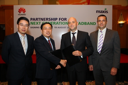 华为赢得马来西亚Maxis全业务NGBB网络合同