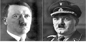 希特勒（左）和史瑞克长相确有相似之处