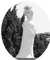 寺中的杨贵妃雕像 寺中的杨贵妃雕像
