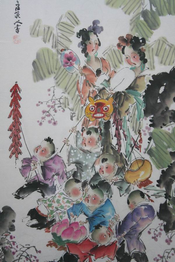 梁永和红楼梦人物画